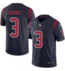 Nike Texans #3 Tom Savage Navy Blue Mens Stitched NFL Limited Rush Jersey Nike Texans #3 Tom Savage Navy Blue Mens Stitched NFL Limited Rush Jersey