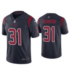 Nike Texans 31 David Johnson Navy Color Rush Limited Jersey