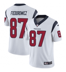 Nike Texans #87 C J Fiedorowicz White Mens Stitched NFL Vapor Untouchable Limited Jersey Nike Texans #87 C J Fiedorowicz White Mens Stitched NFL Vapor Untouchable Limited Jersey