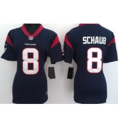 Women Nike Houston Texans 8 Matt Schaub Blue Nike NFL Jerseys Women Nike Houston Texans 8 Matt Schaub Blue Nike NFL Jerseys