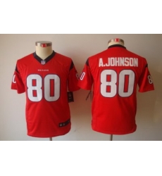 Youth Nike Houston Texans #80 Andre Johnson Red Color Limited Jerseys Youth Nike Houston Texans #80 Andre Johnson Red Color Limited Jerseys
