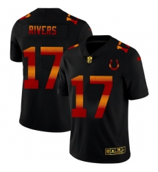 Indianapolis Colts 17 Philip Rivers Men Black Nike Red Orange Stripe Vapor Limited NFL Jersey Indianapolis Colts 17 Philip Rivers Men Black Nike Red Orange Stripe Vapor Limited NFL Jersey