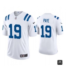 Men Indianapolis Colts #19 Kwity Paye White 2021 Vapor Untouchable Limited Stitched NFL Jersey Men Indianapolis Colts #19 Kwity Paye White 2021 Vapor Untouchable Limited Stitched NFL Jersey