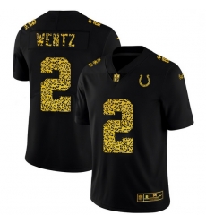 Men Indianapolis Colts 2 Carson Wentz Men Nike Leopard Print Fashion Vapor Limited NFL Jersey Black Men Indianapolis Colts 2 Carson Wentz Men Nike Leopard Print Fashion Vapor Limited NFL Jersey Black
