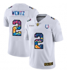 Men Indianapolis Colts 2 Carson Wentz Men White Nike Multi Color 2020 NFL Crucial Catch Limited NFL Jersey Men Indianapolis Colts 2 Carson Wentz Men White Nike Multi Color 2020 NFL Crucial Catch Limited NFL Jersey