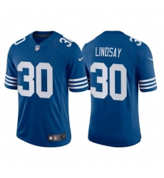 Men Indianapolis Colts 30 Phillip Lindsay New Blue Stitched Football Jersey Men Indianapolis Colts 30 Phillip Lindsay New Blue Stitched Football Jersey