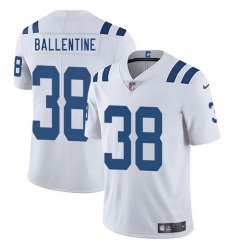Men Indianapolis Colts 38 Corey Ballentine White 2025 Vapor Limited Stitched Football Jersey