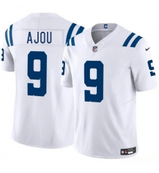 Men Indianapolis Colts 9 Ajou Ajou White 2025 F U S E Vapor Limited Stitched Football Jersey Men Indianapolis Colts 9 Ajou Ajou White 2025 F U S E Vapor Limited Stitched Football Jersey