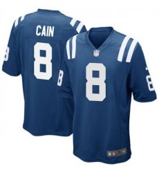Men Nike Deon Cain Indianapolis Colts Game Royal Blue Team Color Jersey Men Nike Deon Cain Indianapolis Colts Game Royal Blue Team Color Jersey