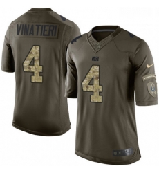 Men Nike Indianapolis Colts 4 Adam Vinatieri Elite Green Salute to Service NFL Jersey Men Nike Indianapolis Colts 4 Adam Vinatieri Elite Green Salute to Service NFL Jersey