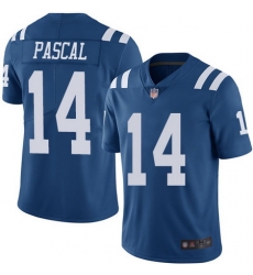 Men Zach Pascal Limited Jersey 14 Football Indianapolis Colts Royal Blue Rush V Men Zach Pascal Limited Jersey 14 Football Indianapolis Colts Royal Blue Rush V