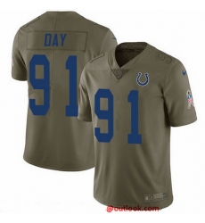 Nike Colts 91 Sheldon Day Olive Men Stitched NFL Limited 2017 Salute To Service Jersey Nike Colts 91 Sheldon Day Olive Men Stitched NFL Limited 2017 Salute To Service Jersey