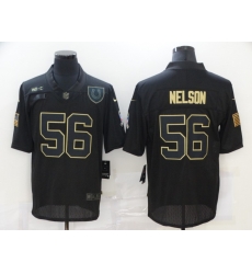 Nike Indianapolis Colts 56 Quenton Nelson Black 2020 Salute To Service Limited Jersey