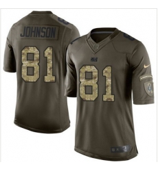 Nike Indianapolis Colts #81 Andre Johnson Green Men 27s Stitched NFL Limited Salute to Service Jersey Nike Indianapolis Colts #81 Andre Johnson Green Men 27s Stitched NFL Limited Salute to Service Jersey
