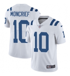 Youth Nike Colts #10 Donte Moncrief White Stitched NFL Vapor Untouchable Limited Jersey Youth Nike Colts #10 Donte Moncrief White Stitched NFL Vapor Untouchable Limited Jersey