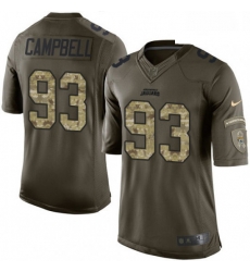 Men Nike Jacksonville Jaguars 93 Calais Campbell Limited Green Salute to Service NFL Jersey Men Nike Jacksonville Jaguars 93 Calais Campbell Limited Green Salute to Service NFL Jersey