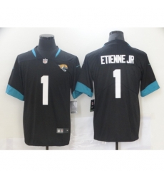 Men's Jacksonville Jaguars #1 Travis Etienne Jr. Black Nike 2021 Alternate Limited Jersey Men's Jacksonville Jaguars #1 Travis Etienne Jr. Black Nike 2021 Alternate Limited Jersey