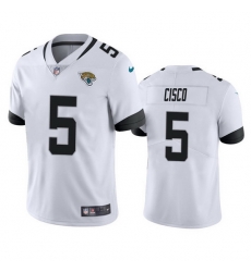 Men's Jacksonville Jaguars #5 Andre Cisco White Vapor Untouchable Limited Stitched Jersey Men's Jacksonville Jaguars #5 Andre Cisco White Vapor Untouchable Limited Stitched Jersey