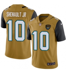 Nike Jaguars 10 Laviska Shenault Jr Gold Men Stitched NFL Limited Rush Jersey Nike Jaguars 10 Laviska Shenault Jr Gold Men Stitched NFL Limited Rush Jersey