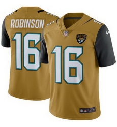 Nike Jaguars #16 Denard Robinson Gold Mens Stitched NFL Limited Rush Jersey Nike Jaguars #16 Denard Robinson Gold Mens Stitched NFL Limited Rush Jersey