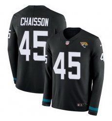 Nike Jaguars 45 K 27Lavon Chaisson Black Team Color Men Stitched NFL Limited Therma Long Sleeve Jersey Nike Jaguars 45 K 27Lavon Chaisson Black Team Color Men Stitched NFL Limited Therma Long Sleeve Jersey