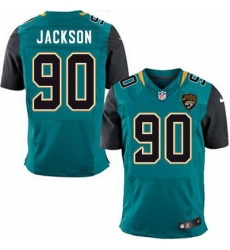 Nike Jaguars #90 Malik Jackson Teal Green Team Color Mens Stitched NFL Elite Jersey Nike Jaguars #90 Malik Jackson Teal Green Team Color Mens Stitched NFL Elite Jersey