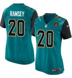 Nike Jaguars #20 Jalen Ramsey Teal Green Team Color Womens Stitched NFL Elite Jersey Nike Jaguars #20 Jalen Ramsey Teal Green Team Color Womens Stitched NFL Elite Jersey