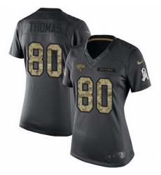 Nike Jaguars #80 Julius Thomas Black Womens Stitched NFL Limited 2016 Salute to Service Jersey Nike Jaguars #80 Julius Thomas Black Womens Stitched NFL Limited 2016 Salute to Service Jersey