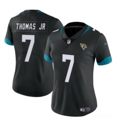 Women Jacksonville Jaguars 7 Brian Thomas Jr Black 2024 Draft Vapor Stitched Jersey Women Jacksonville Jaguars 7 Brian Thomas Jr Black 2024 Draft Vapor Stitched Jersey