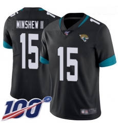Jaguars #15 Gardner Minshew II Black Team Color Youth Stitched Football 100th Season Vapor Limited Jersey Jaguars #15 Gardner Minshew II Black Team Color Youth Stitched Football 100th Season Vapor Limited Jersey
