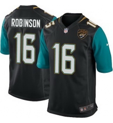 Nike Jaguars #16 Denard Robinson Black Alternate Youth Stitched NFL Elite Jersey Nike Jaguars #16 Denard Robinson Black Alternate Youth Stitched NFL Elite Jersey