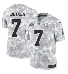 Men Kansas City Chiefs 7 Harrison Butker 2024 F U S E Arctic Camo Salute To Service Limited Stitched Football Jersey Men Kansas City Chiefs 7 Harrison Butker 2024 F U S E Arctic Camo Salute To Service Limited Stitched Football Jersey