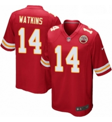 Men Nike Kansas City Chiefs 14 Sammy Watkins Game Red Team Color NFL Jersey Men Nike Kansas City Chiefs 14 Sammy Watkins Game Red Team Color NFL Jersey