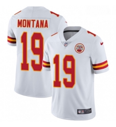 Men Nike Kansas City Chiefs 19 Joe Montana White Vapor Untouchable Limited Player NFL Jersey Men Nike Kansas City Chiefs 19 Joe Montana White Vapor Untouchable Limited Player NFL Jersey