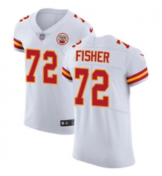 Nike Chiefs #72 Eric Fisher White Mens Stitched NFL Vapor Untouchable Elite Jersey Nike Chiefs #72 Eric Fisher White Mens Stitched NFL Vapor Untouchable Elite Jersey