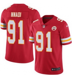 Nike Chiefs #91 Derrick Nnadi Red Team Color Mens Stitched NFL Vapor Untouchable Limited Jersey Nike Chiefs #91 Derrick Nnadi Red Team Color Mens Stitched NFL Vapor Untouchable Limited Jersey