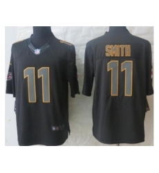 Nike Kansas City Chiefs 11 Alex Smith Black Limited Impact NFL Jersey Nike Kansas City Chiefs 11 Alex Smith Black Limited Impact NFL Jersey