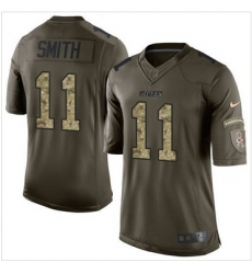 Nike Kansas City Chiefs #11 Alex Smith Green Men 27s Stitched NFL Limited Salute to Service Jersey Nike Kansas City Chiefs #11 Alex Smith Green Men 27s Stitched NFL Limited Salute to Service Jersey