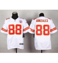 Nike Kansas City Chiefs 88 Tony Gonzalez White Elite NFL Jersey Nike Kansas City Chiefs 88 Tony Gonzalez White Elite NFL Jersey