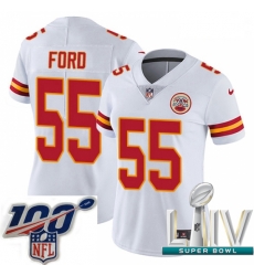2020 Super Bowl LIV Women Nike Kansas City Chiefs #55 Dee Ford White Vapor Untouchable Limited Player NFL Jersey 2020 Super Bowl LIV Women Nike Kansas City Chiefs #55 Dee Ford White Vapor Untouchable Limited Player NFL Jersey