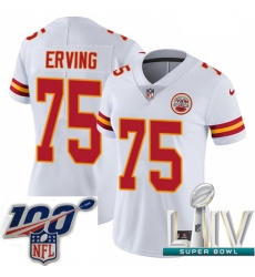 2020 Super Bowl LIV Women Nike Kansas City Chiefs #75 Cameron Erving White Vapor Untouchable Limited Player NFL Jersey 2020 Super Bowl LIV Women Nike Kansas City Chiefs #75 Cameron Erving White Vapor Untouchable Limited Player NFL Jersey