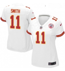 Womens Nike Kansas City Chiefs 11 Alex Smith Game White NFL Jersey Womens Nike Kansas City Chiefs 11 Alex Smith Game White NFL Jersey