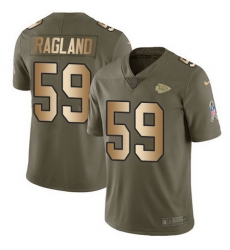 Nike Chiefs #59 Reggie Ragland Olive Gold Youth Stitched NFL Limited 2017 Salute to Service Jersey Nike Chiefs #59 Reggie Ragland Olive Gold Youth Stitched NFL Limited 2017 Salute to Service Jersey