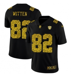 Las Vegas Raiders 82 Jason Witten Men Nike Leopard Print Fashion Vapor Limited NFL Jersey Black Las Vegas Raiders 82 Jason Witten Men Nike Leopard Print Fashion Vapor Limited NFL Jersey Black