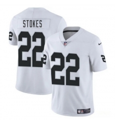 Men Las Vegas Raiders 22 Eric Stokes White 2025 Vapor Stitched Football Jersey Men Las Vegas Raiders 22 Eric Stokes White 2025 Vapor Stitched Football Jersey