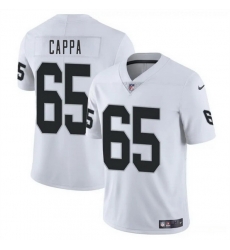 Men Las Vegas Raiders 65 Alex Cappa White 2025 Vapor Stitched Football Jersey