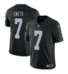 Men Las Vegas Raiders 7 Geno Smith Black 2025 Vapor Stitched Football Jersey