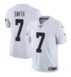 Men Las Vegas Raiders 7 Geno Smith White 2025 Vapor Stitched Football Jersey