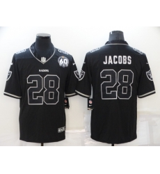 Men Nike Las Vegas Raiders 28 Josh Jacobs Black Shadow 60th Anniversary Patch Vapor Limited Jersey Men Nike Las Vegas Raiders 28 Josh Jacobs Black Shadow 60th Anniversary Patch Vapor Limited Jersey