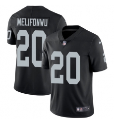 Nike Raiders #20 Obi Melifonwu Black Team Color Mens Stitched NFL Vapor Untouchable Limited Jersey Nike Raiders #20 Obi Melifonwu Black Team Color Mens Stitched NFL Vapor Untouchable Limited Jersey